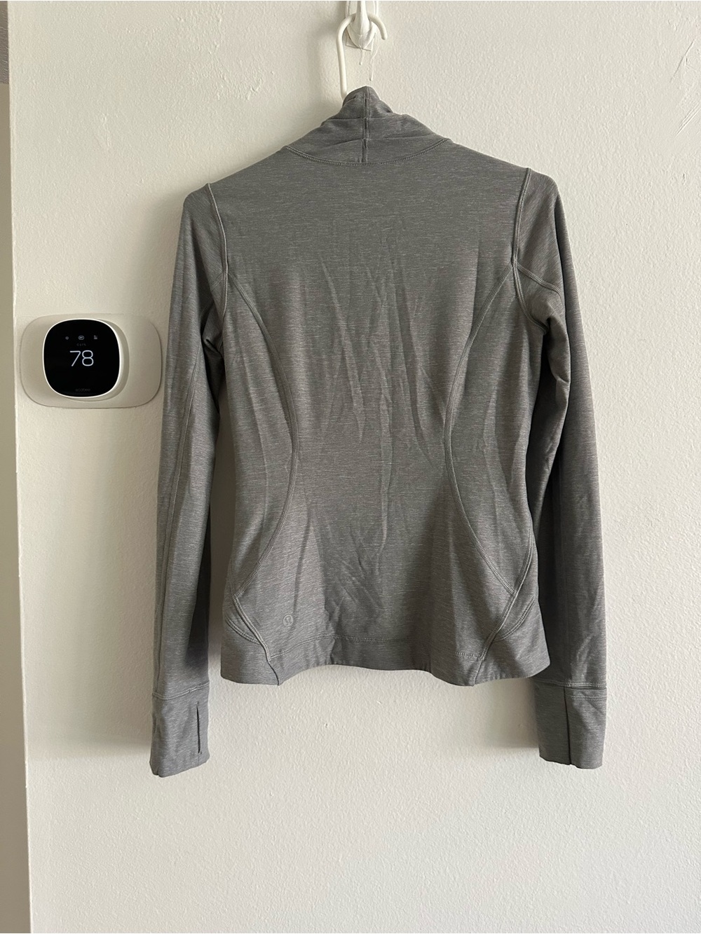 Lululemon Gray Women's Long-Sleeve Active Zip Mock jacket 6